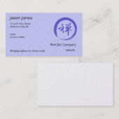 Enso-symbool met Zen-symbool Visitekaartje (Voorkant / Achterkant)