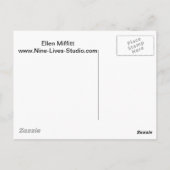 Enso - The Way [mini in paars] Briefkaart (Achterkant)