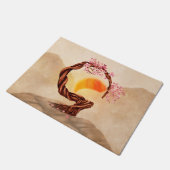 Enso Zen Blossoming Sakura Bonsai Deurmat (Schuin)