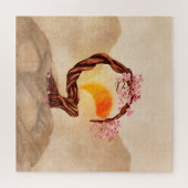 Enso Zen Blossoming Sakura Bonsai Legpuzzel (Horizontaal)