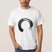 Enso Zen Calligraphy Circle Graphic T-Shirt (Voorkant)