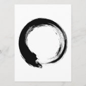 Enso Zen Circle Advieskaart (Achterkant)