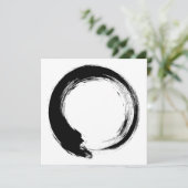 Enso Zen Circle Advieskaart (Staand voorkant)