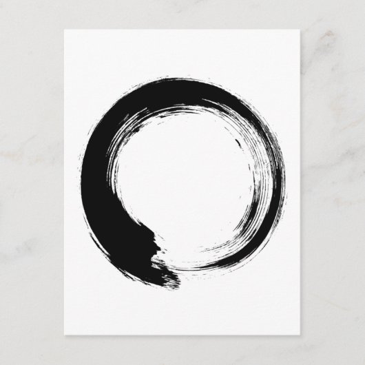 Enso Zen Circle Advieskaart (Voorkant)