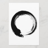 Enso Zen Circle Advieskaart (Achterkant)