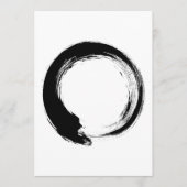 Enso Zen Circle Advieskaart (Voorkant)