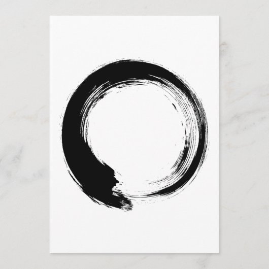 Enso Zen Circle Advieskaart (Voorkant)