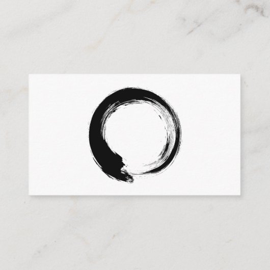 Enso Zen Circle Advieskaart (Achterkant)