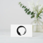 Enso Zen Circle Advieskaart (Staand voorkant)