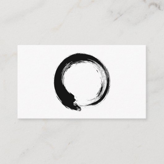 Enso Zen Circle Advieskaart (Voorkant)