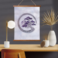 Enso Zen Circle Amethyst Bonsai boom