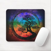 Enso Zen Circle and Bonsai Tree Nebula Muismat (Met muis)