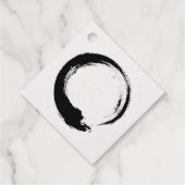 Enso Zen Circle Bedankjes Labels (Achterkant)