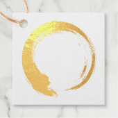 Enso Zen Circle Bedankjes Labels (Voorkant)