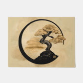 Enso Zen Circle Bonsai - Golden Sunrise Deurmat (Voorkant)