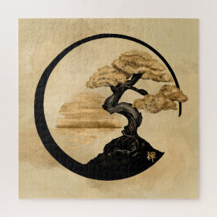 Enso Zen Circle Bonsai - Golden Sunrise Legpuzzel