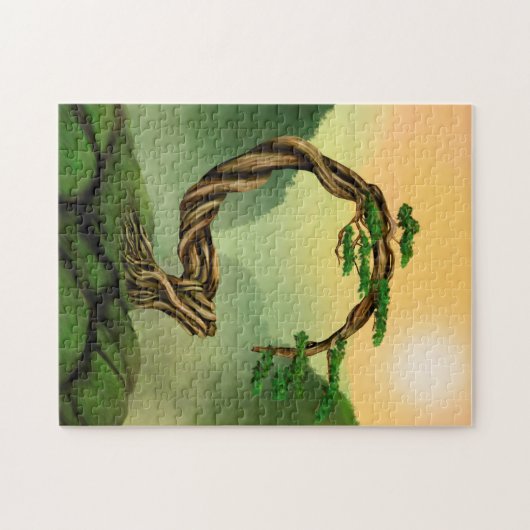 Enso Zen Circle Bonsai Legpuzzel (Horizontaal)