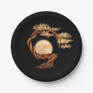 Enso Zen Circle Bonsai Papieren Bordje