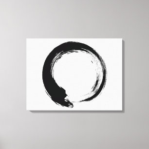 Enso Zen Circle Canvas Afdruk