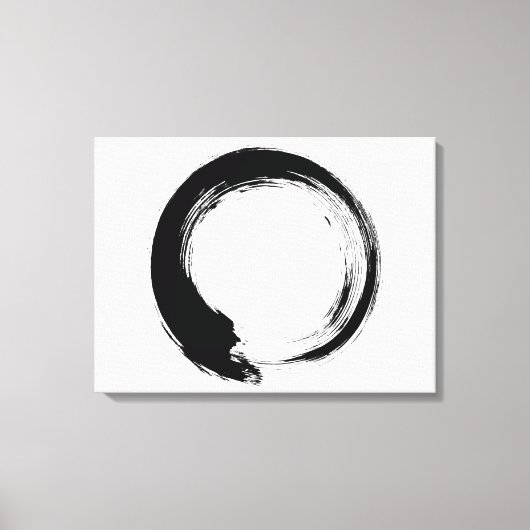 Enso Zen Circle Canvas Afdruk (Voorkant)