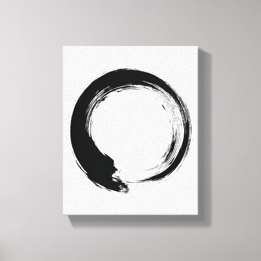 Enso Zen Circle Canvas Afdruk (Voorkant)