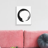 Enso Zen Circle Canvas Afdruk (Insitu (Woonkamer))