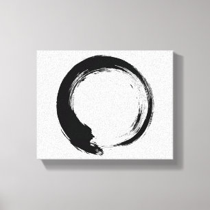 Enso Zen Circle Canvas Afdruk