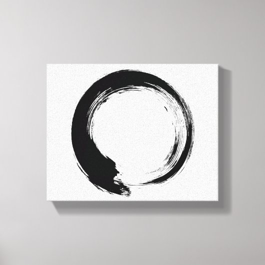 Enso Zen Circle Canvas Afdruk (Voorkant)