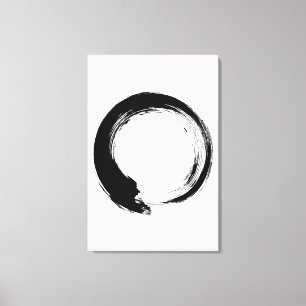 Enso Zen Circle Canvas Afdruk