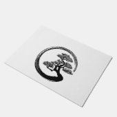 Enso Zen Circle en Bonsai Tree Deurmat (Schuin)