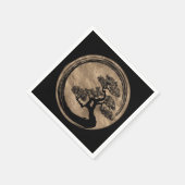 Enso Zen Circle en Bonsai Tree Gold Servet (Hoek)