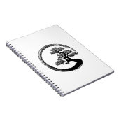 Enso Zen Circle en Bonsai Tree Notitieboek (Rechterzijde)