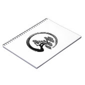 Enso Zen Circle en Bonsai Tree Notitieboek (Linkerzijde)