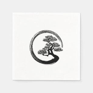 Enso Zen Circle en Bonsai Tree Servet