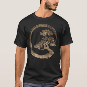 Enso Zen Circle en Bonsai Tree T-shirt