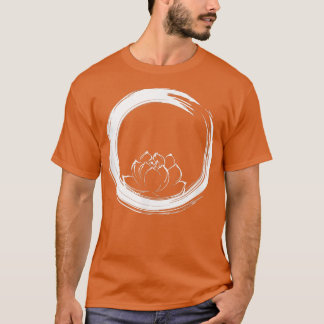 Enso Zen Circle en Lotus Flower T-shirt