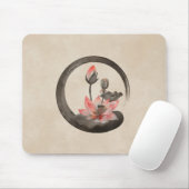 Enso Zen Circle en Lotus Muismat (Met muis)
