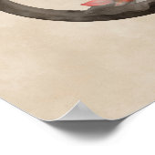 Enso Zen Circle en Lotus Poster (Hoek)