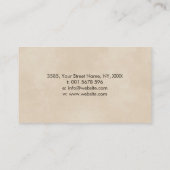 Enso Zen Circle en Lotus Visitekaartje (Achterkant)