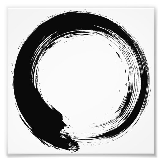 Enso Zen Circle Foto Afdruk (Voorkant)