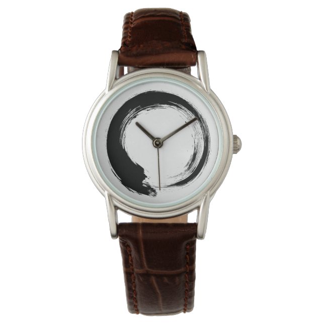 Enso Zen Circle Horloge (Voorkant)