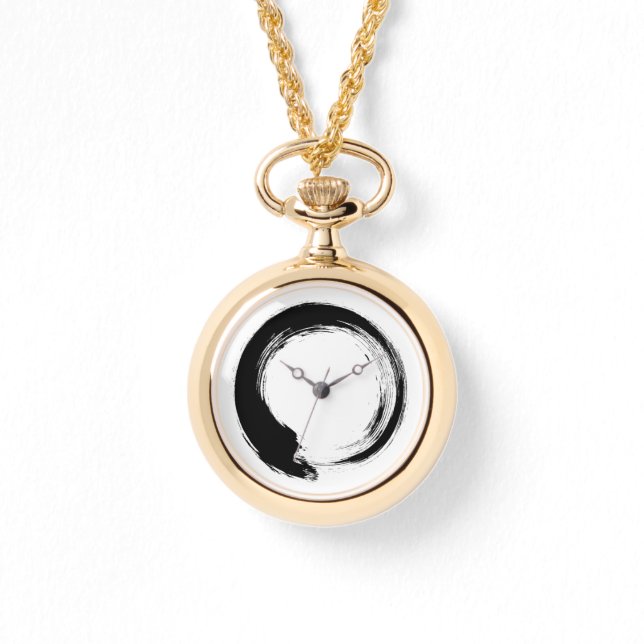 Enso Zen Circle Horloge (Voorkant)