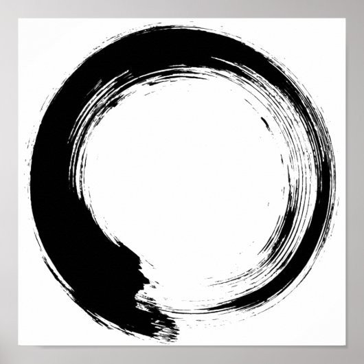 Enso Zen Circle Poster (Voorkant)