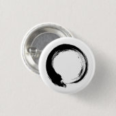 Enso Zen Circle Ronde Button 3,2 Cm (Voorkant /achterkant)
