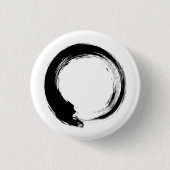 Enso Zen Circle Ronde Button 3,2 Cm (Voorkant)