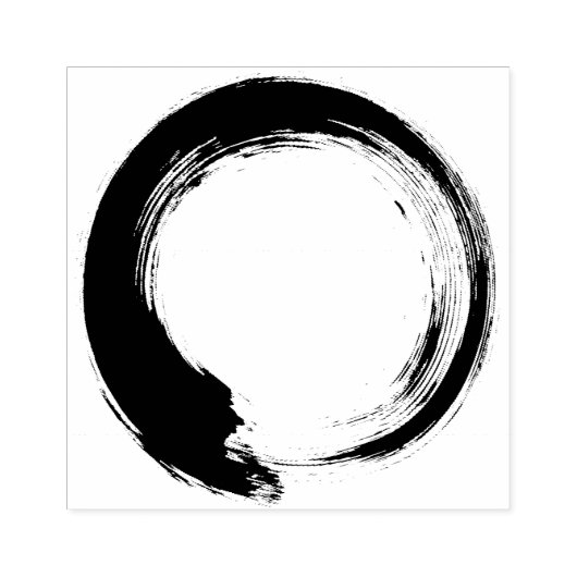 Enso Zen Circle Rubberstempel (Afrduk)