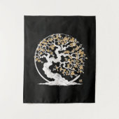 Enso Zen Circle Sakura boom Wandkleed (Voorkant)