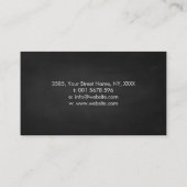 Enso Zen Circle Sakura Tree - Rode kersenbloesem Visitekaartje (Achterkant)