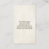 Enso Zen Circle Sakura Tree - Rode kersenbloesem Visitekaartje (Achterkant)