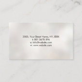 Enso Zen Circle Sakura Tree - Rode kersenbloesem Visitekaartje (Achterkant)